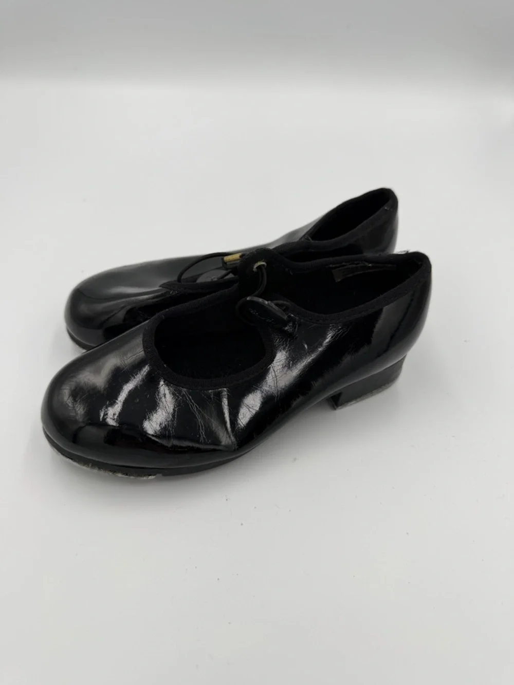 Bloch Toddler Girls 10.5 Black Patent Mary Jane Tap Dance Shoes